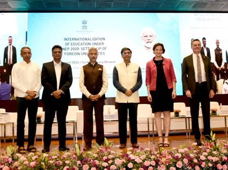 A group of educators and officials