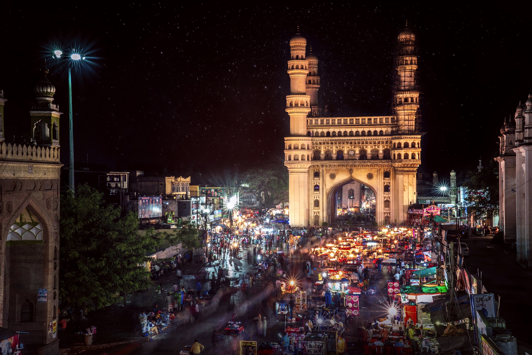 Aerial view of Hyderbad