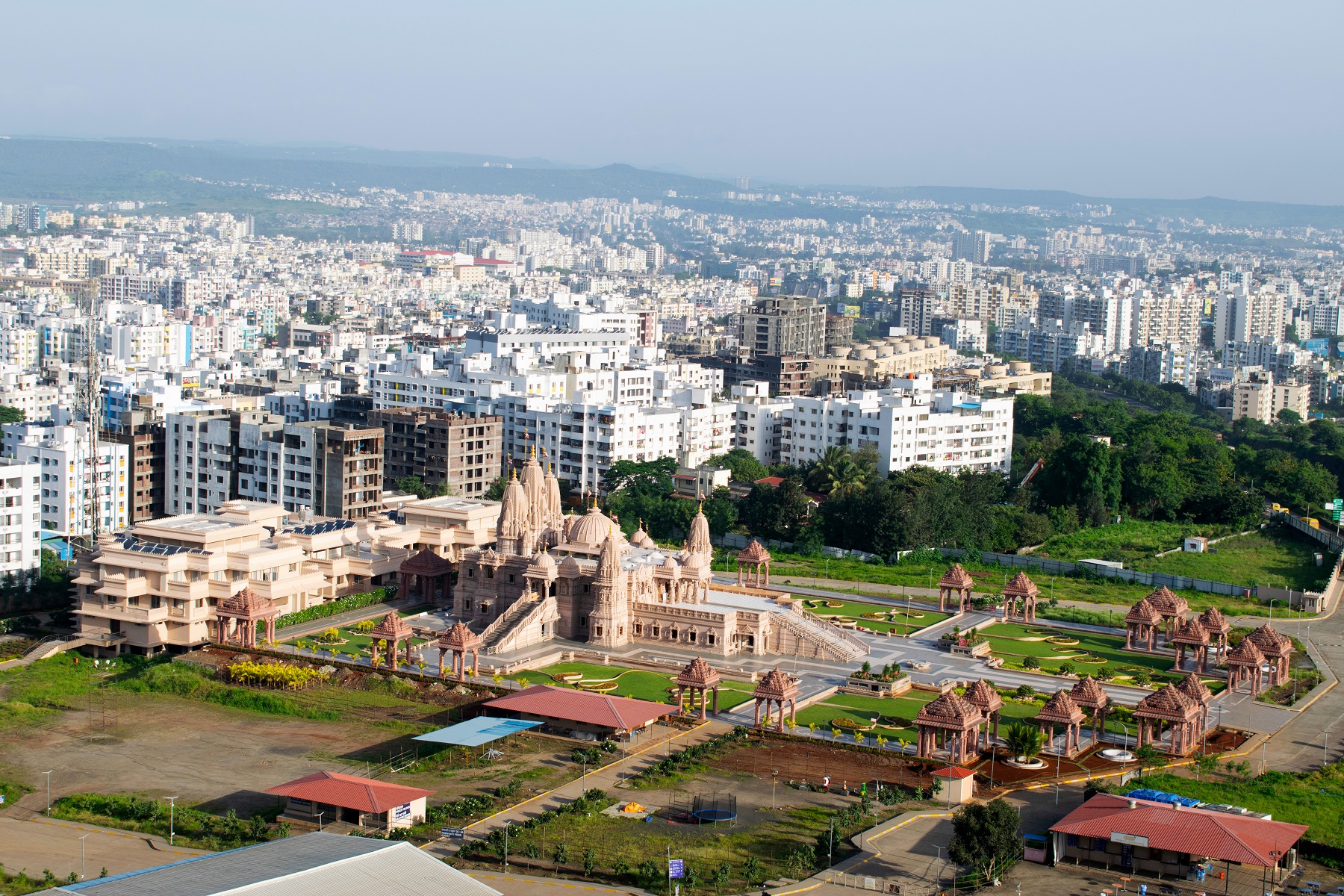Aerial view of Pune