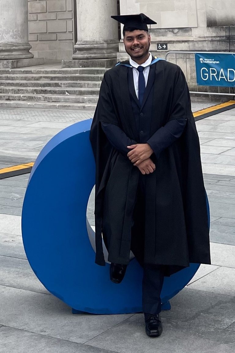 Profile shot of Nikhil Sonkamble