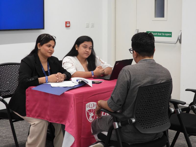 Speaking with student support teams