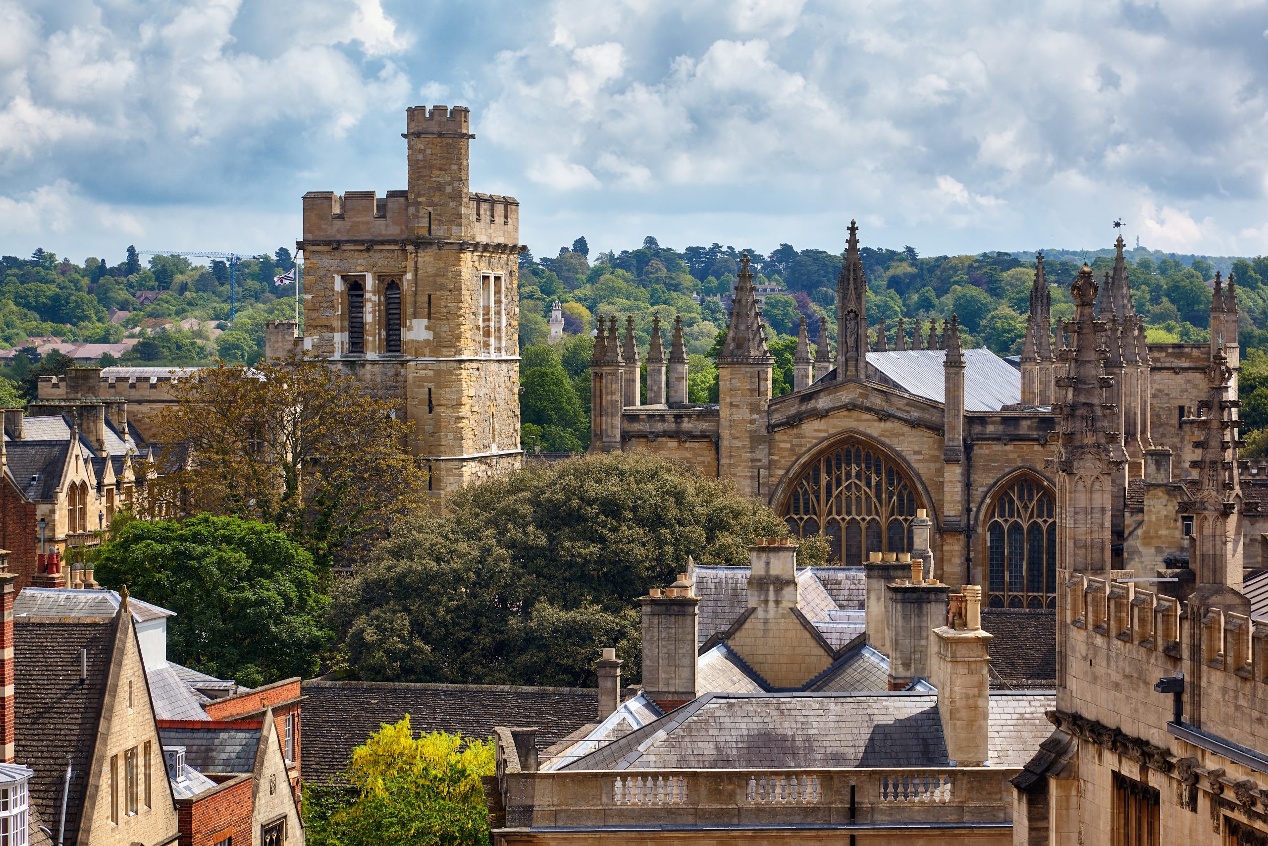 A skyline shot of historic Winchester
